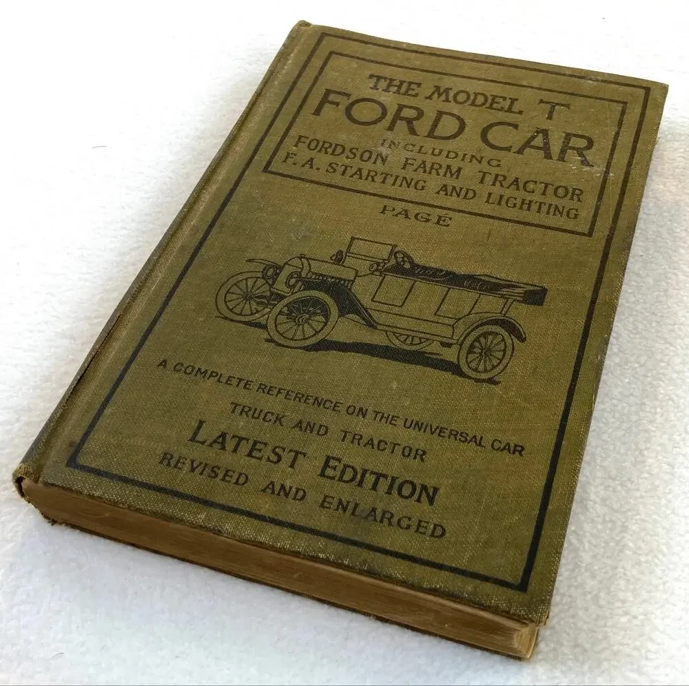 Model T Ford Car 1922 Complete Reference Rare Over 100 Year Old Book Fair